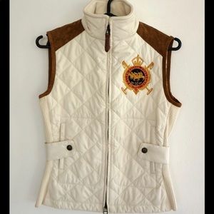 Ralph Lauren White Vest